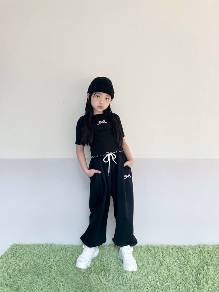 Better j - Korean Children Fashion - #kidzfashiontrend - Ribbon Wrinkle Pants - 10