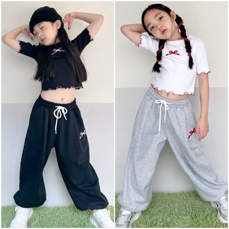 Better j - Korean Children Fashion - #prettylittlegirls - Ribbon Wrinkle Pants