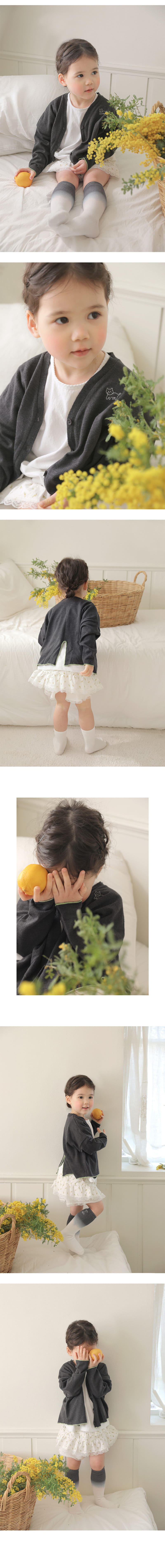 Bien A Bien - Korean Children Fashion - #childrensboutique - Gatito Knit Cardigan - 3