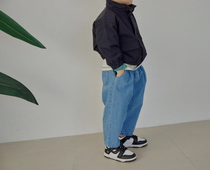 Bienvenu - Korean Children Fashion - #kidsshorts - High Neck String Jumper - 3
