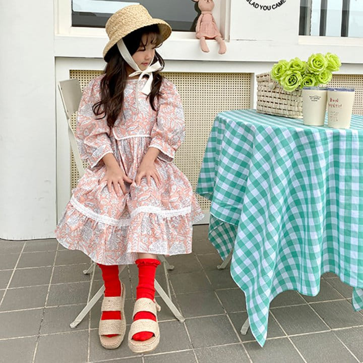 Bienvenu - Korean Children Fashion - #kidzfashiontrend - Lace Kan Kan One-Piece - 8