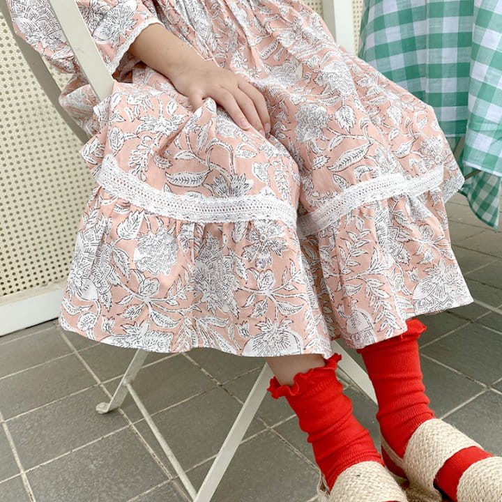 Bienvenu - Korean Children Fashion - #littlefashionista - Lace Kan Kan One-Piece - 10