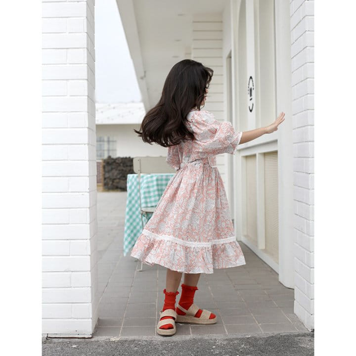 Bienvenu - Korean Children Fashion - #magicofchildhood - Lace Kan Kan One-Piece - 11