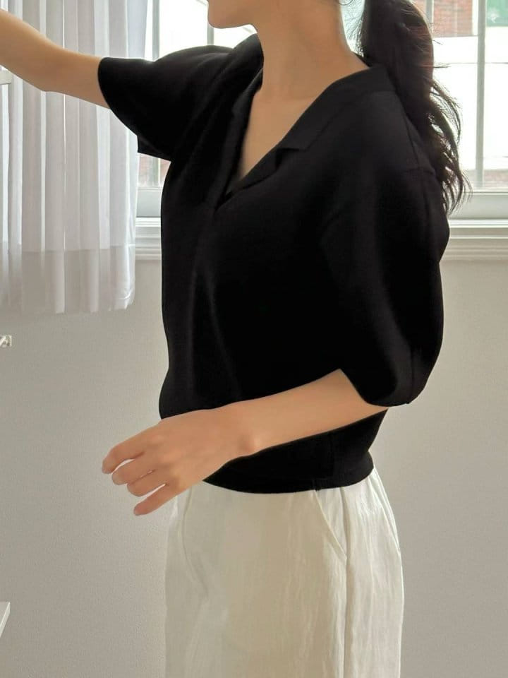 Binus - Korean Women Fashion - #momslook - Collar Knit - 6
