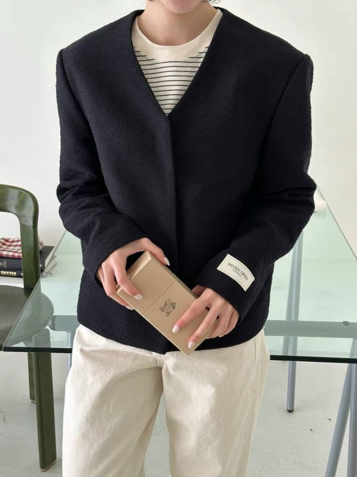 Binus - Korean Women Fashion - #momslook - Lemaire Tweed Jacket - 7