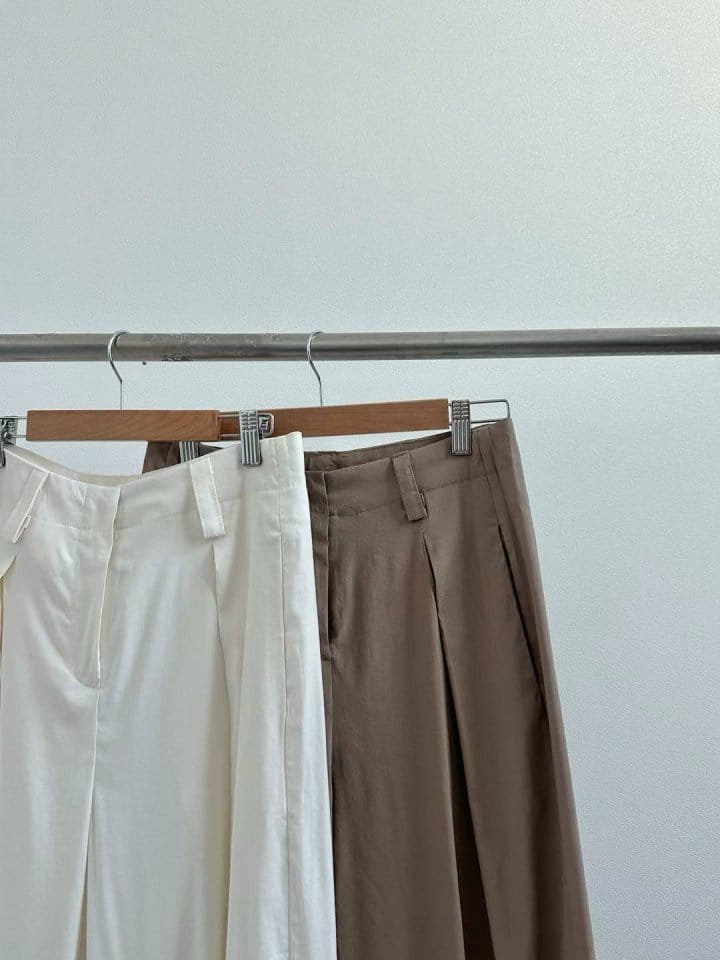 Binus - Korean Women Fashion - #momslook - Linen Slacks - 2