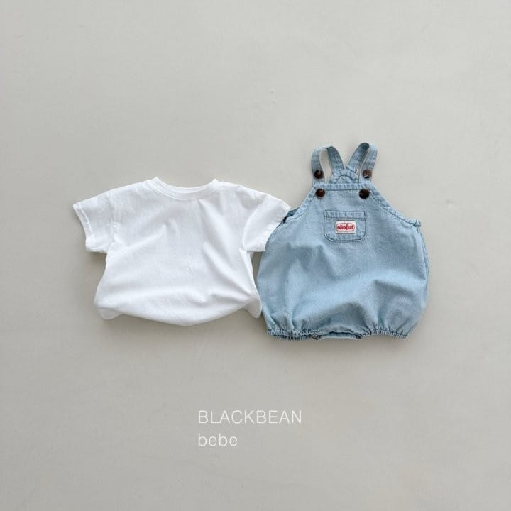 Black Bean - Korean Baby Fashion - #babyboutique - Time Dungarees Set - 3