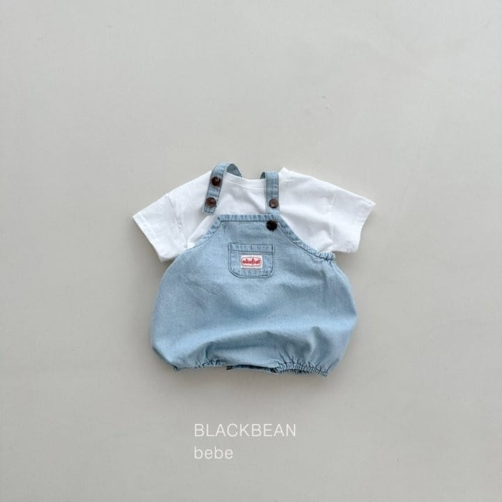 Black Bean - Korean Baby Fashion - #babyboutique - Time Dungarees Set - 4