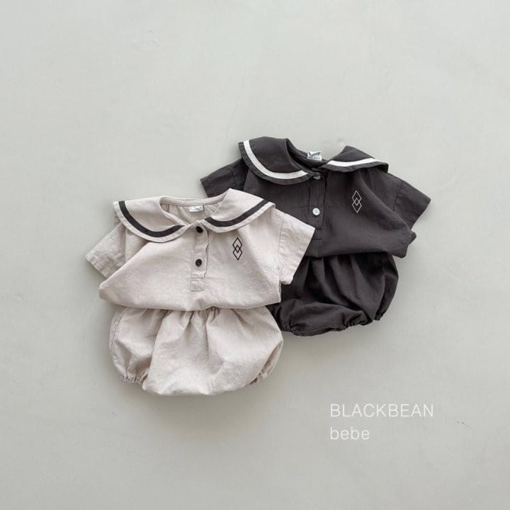 Black Bean - Korean Baby Fashion - #babyboutiqueclothing - Binch Bebe Top Bottom Set - 6