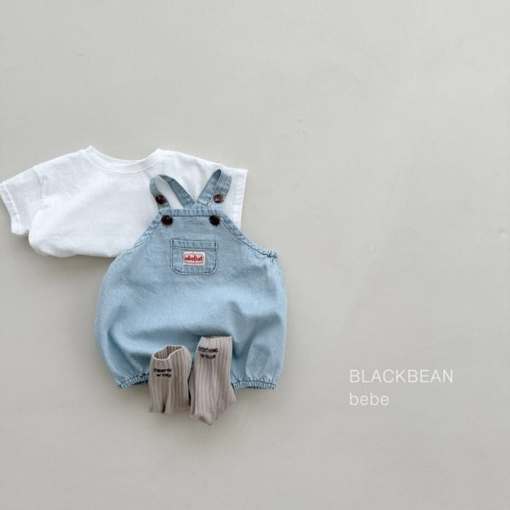 Black Bean - Korean Baby Fashion - #babyclothing - Time Dungarees Set - 5
