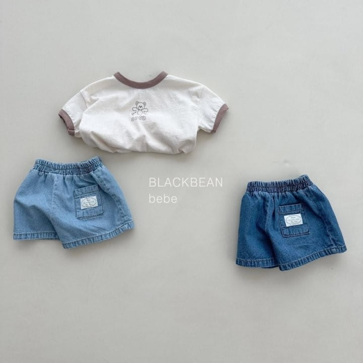 Black Bean - Korean Baby Fashion - #babygirlfashion - 643 Bebe Denim Pants - 3
