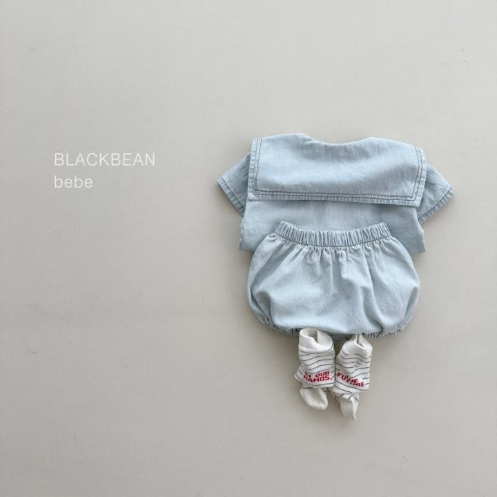 Black Bean - Korean Baby Fashion - #babyootd - Mountain Bebe Top Bottom Set - 5