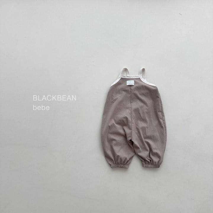 Black Bean - Korean Baby Fashion - #babyoutfit - Cream Bebe Dungarees - 7