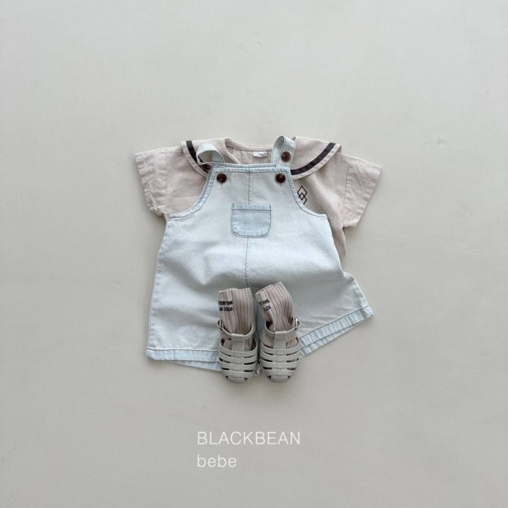 Black Bean - Korean Baby Fashion - #babyoutfit - Ade Bebe Dungarees - 3