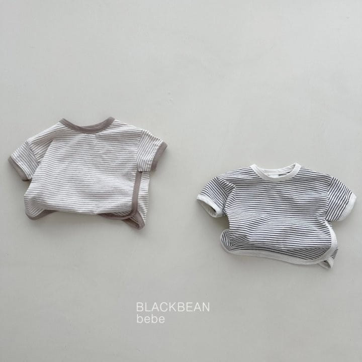Black Bean - Korean Baby Fashion - #babyoutfit - Shu Shu Bebe ST Tee