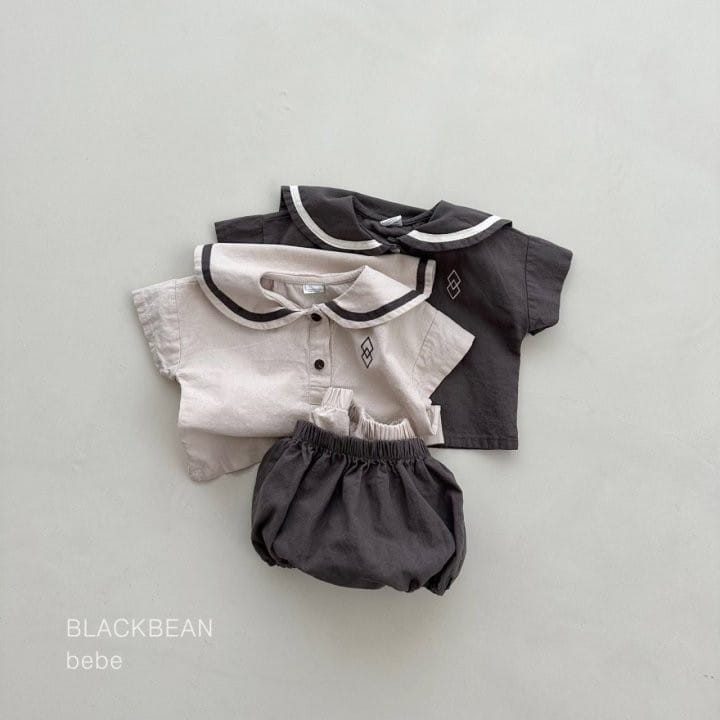 Black Bean - Korean Baby Fashion - #babywear - Binch Bebe Top Bottom Set