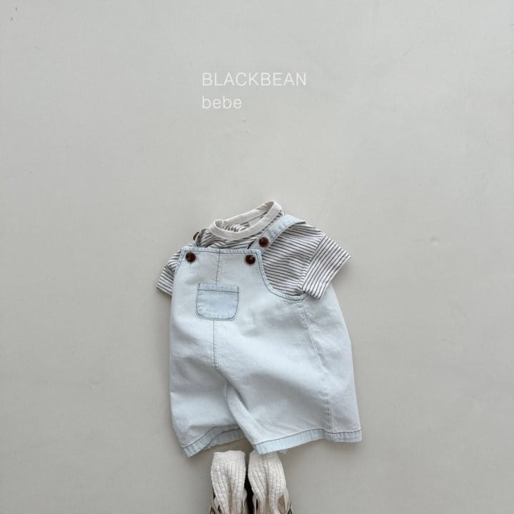 Black Bean - Korean Baby Fashion - #onlinebabyboutique - Ade Bebe Dungarees - 5