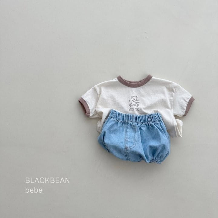Black Bean - Korean Baby Fashion - #onlinebabyboutique - Soda Denim Bloomers - 3