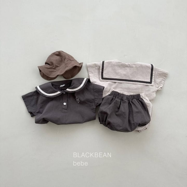 Black Bean - Korean Baby Fashion - #onlinebabyshop - Binch Bebe Top Bottom Set - 3