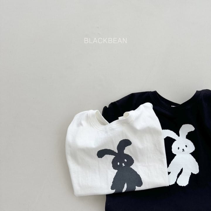 Black Bean - Korean Children Fashion - #designkidswear - Rabbit Tee - 6