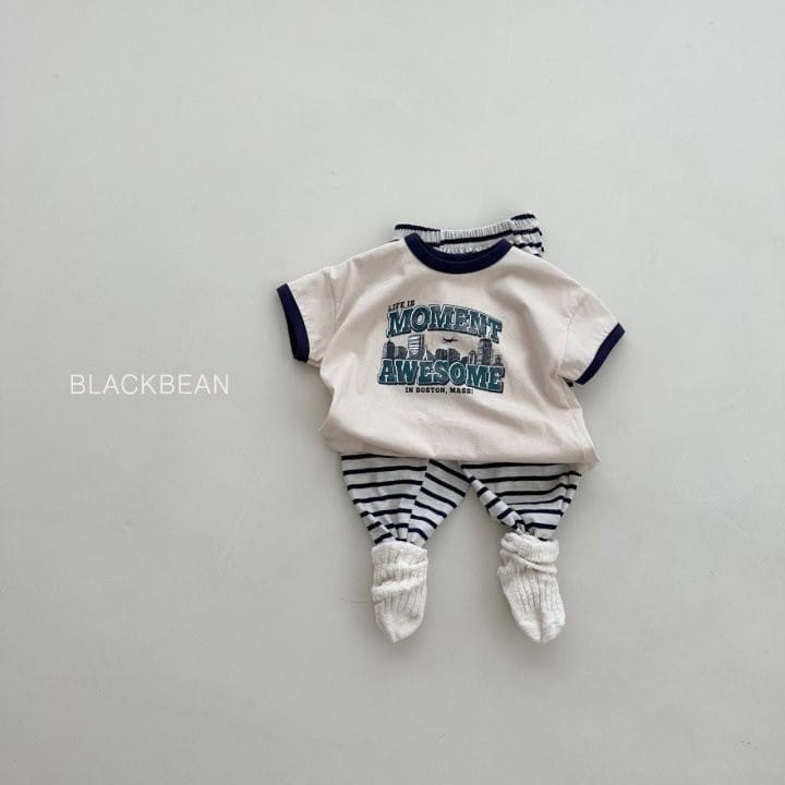 Black Bean - Korean Children Fashion - #childrensboutique - City Piping Tee - 4