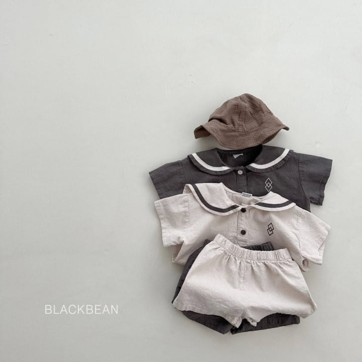Black Bean - Korean Children Fashion - #designkidswear - Binch Top Bottom Set - 2