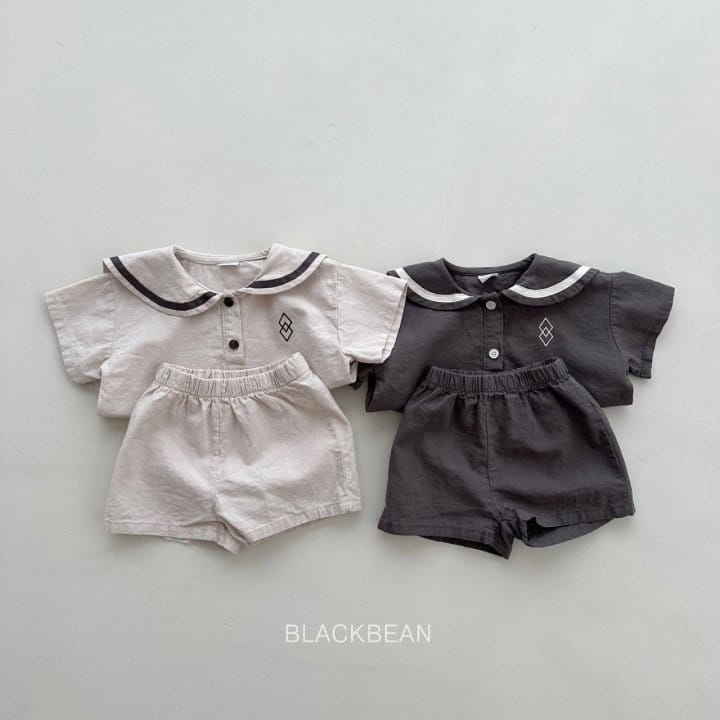 Black Bean - Korean Children Fashion - #discoveringself - Binch Top Bottom Set - 3