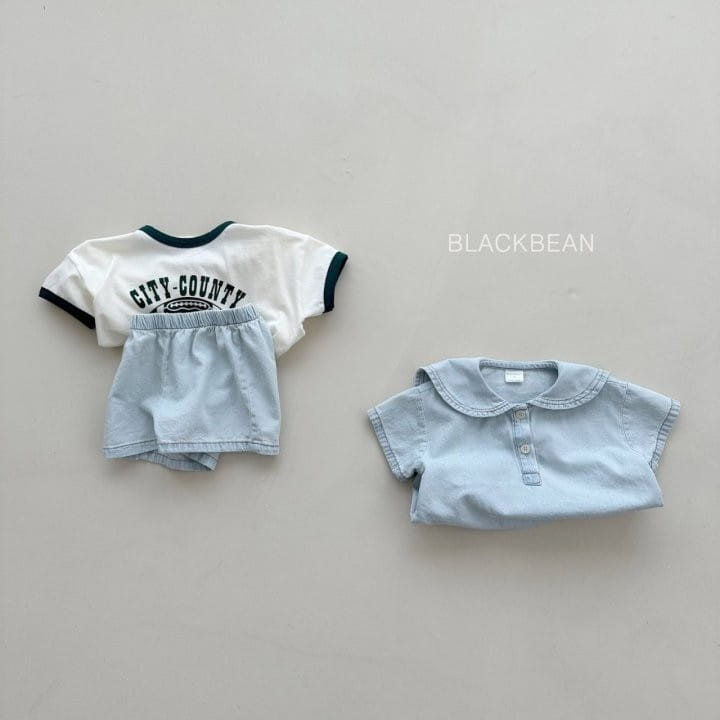 Black Bean - Korean Children Fashion - #discoveringself - Mountain Top Bottom Set - 3