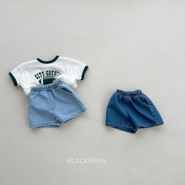 Black Bean - Korean Children Fashion - #fashionkids - 617 Basic Denim Shorts - 2
