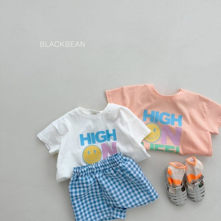 Black Bean - Korean Children Fashion - #kidsshorts - Life Tee - 8