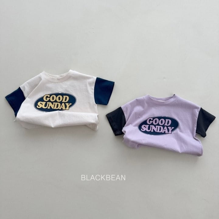Black Bean - Korean Children Fashion - #kidsshorts - Sunday Tee