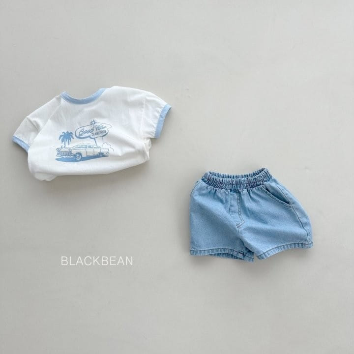 Black Bean - Korean Children Fashion - #kidsshorts - 617 Basic Denim Shorts - 4