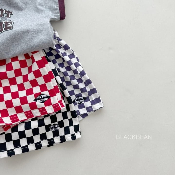 Black Bean - Korean Children Fashion - #kidsstore - Checker Pants - 5