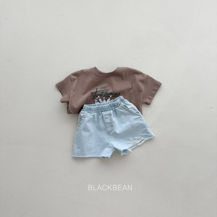 Black Bean - Korean Children Fashion - #kidsstore - 616 Vintage Light Denim Pants - 4