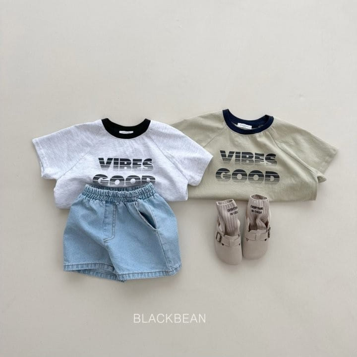 Black Bean - Korean Children Fashion - #kidzfashiontrend - Vibes Tee
