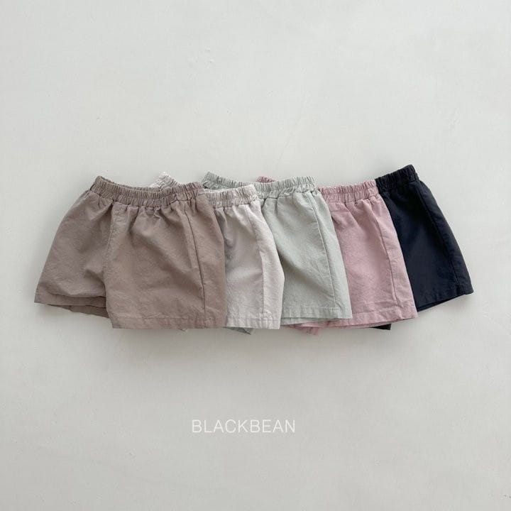 Black Bean - Korean Children Fashion - #kidzfashiontrend - Linen Shorts