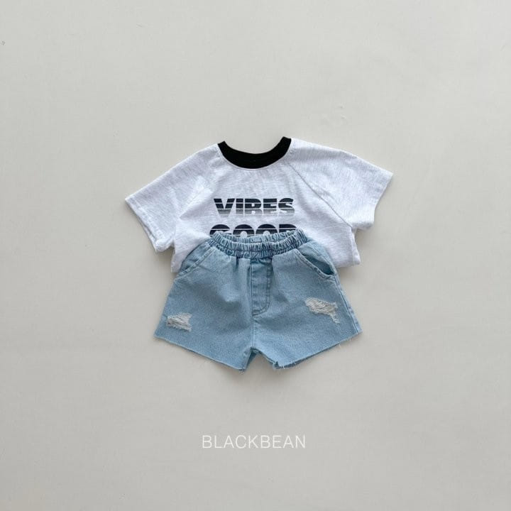 Black Bean - Korean Children Fashion - #minifashionista - 615 Blue Denim Vintage Pants - 7