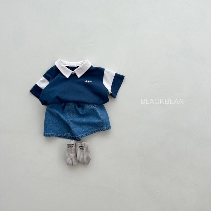 Black Bean - Korean Children Fashion - #minifashionista - Star Collar Tee - 9