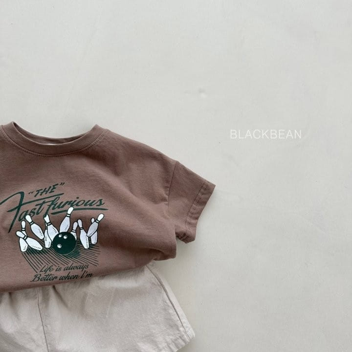 Black Bean - Korean Children Fashion - #minifashionista - Bowling Tee - 6
