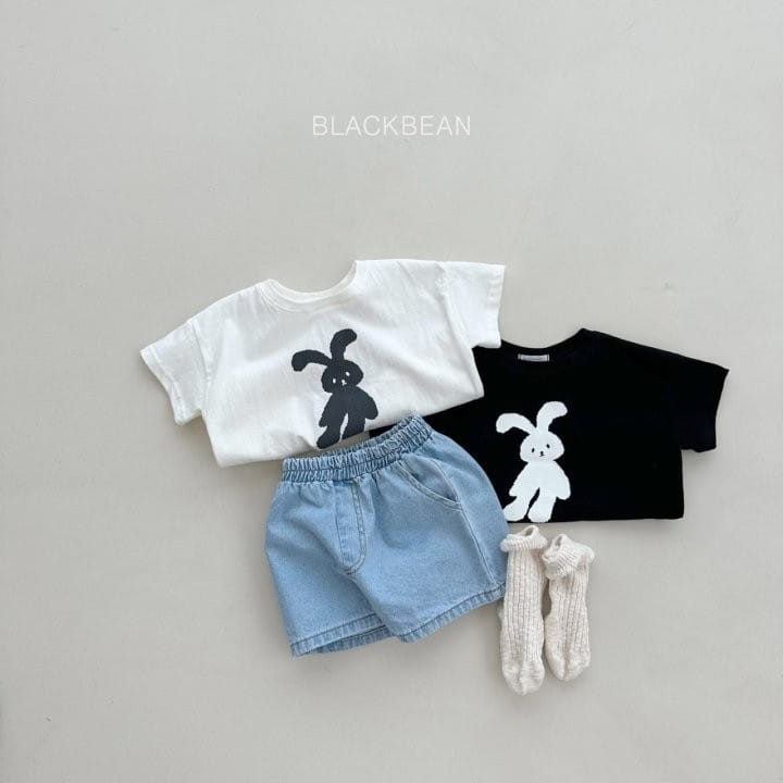 Black Bean - Korean Children Fashion - #stylishchildhood - Rabbit Tee - 3