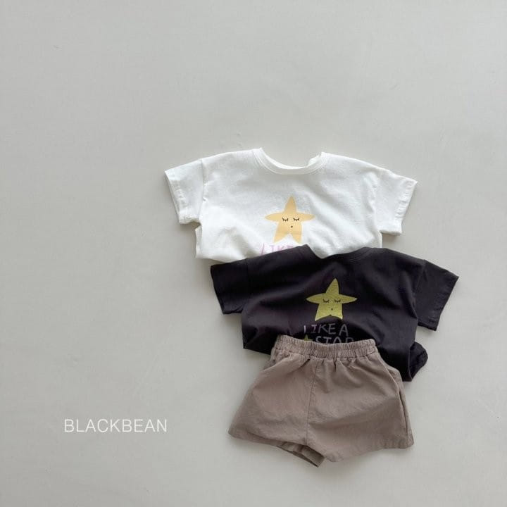 Black Bean - Korean Children Fashion - #todddlerfashion - Little Star Tee - 2