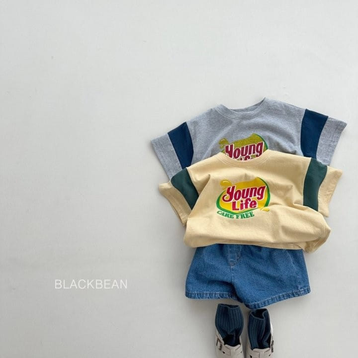 Black Bean - Korean Children Fashion - #todddlerfashion - Lemon Tee - 4