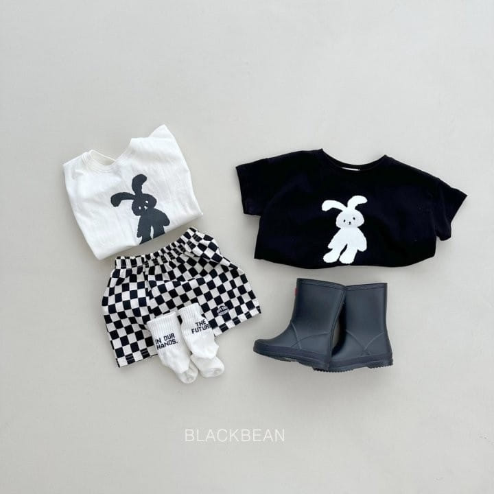 Black Bean - Korean Children Fashion - #toddlerclothing - Rabbit Tee - 2