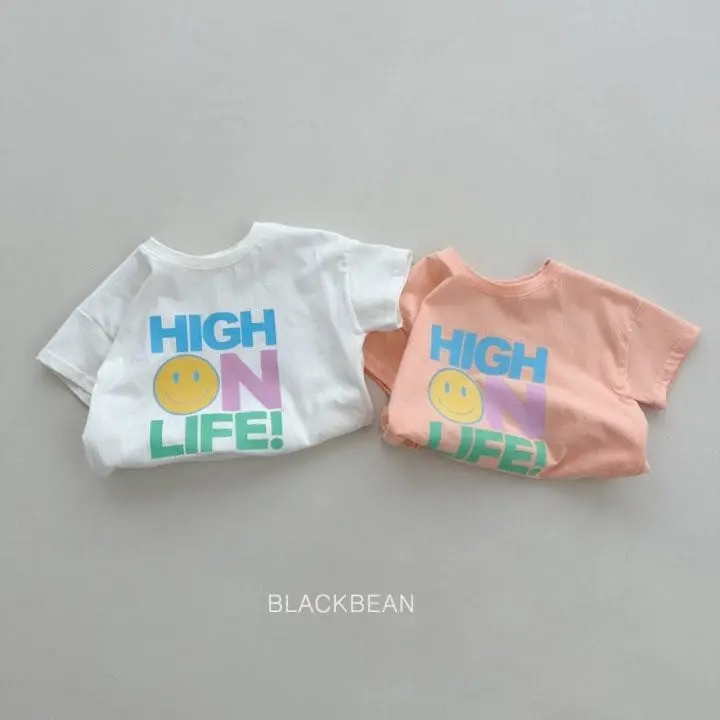 Black Bean - Korean Children Fashion - #toddlerclothing - Life Tee