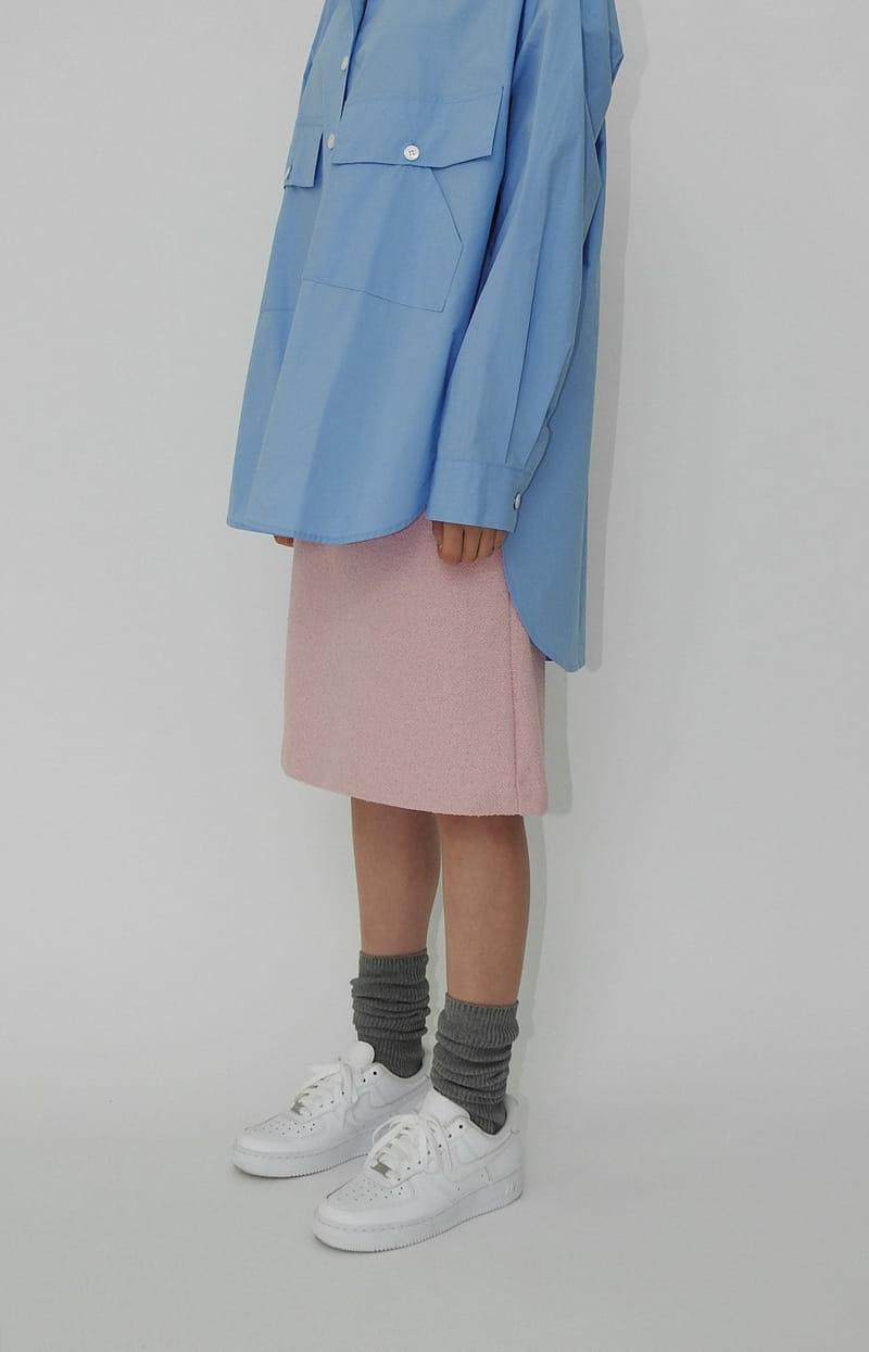Black Fuchsia - Korean Women Fashion - #momslook - Summer Word Skirt - 5