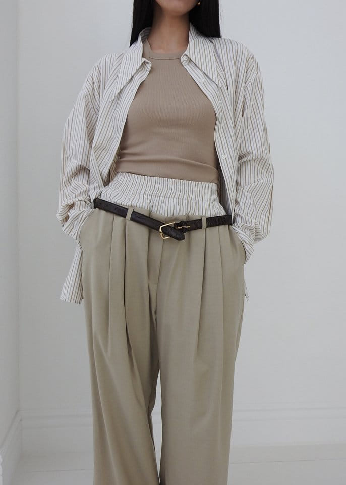 Black Fuchsia - Korean Women Fashion - #thelittlethings - ST Color Banding Pants - 4
