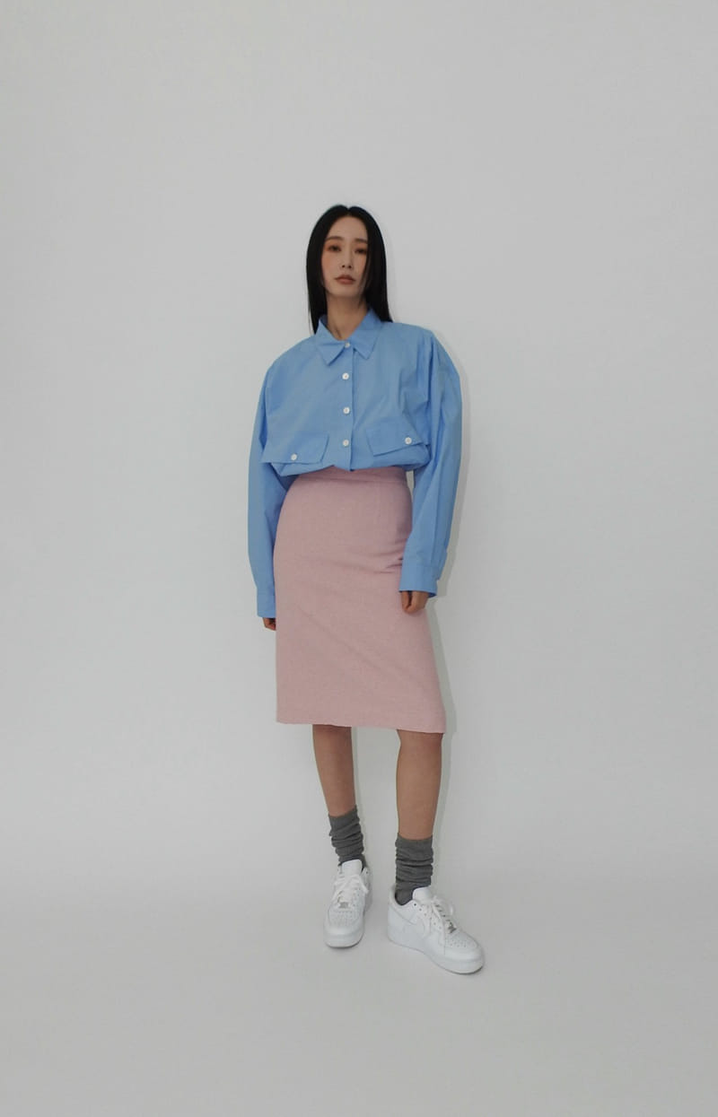 Black Fuchsia - Korean Women Fashion - #momslook - Summer Word Skirt - 4