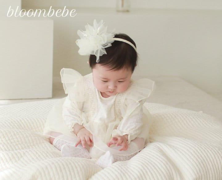 Bloombebe - Korean Baby Fashion - #babyfashion - Snow Flower Organza - 2