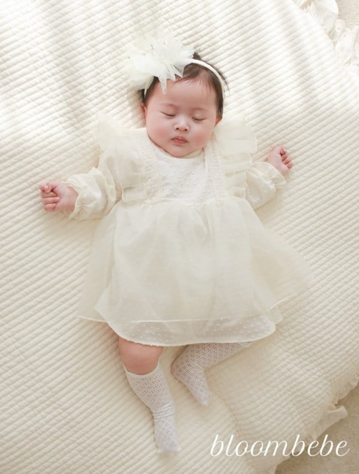 Bloombebe - Korean Baby Fashion - #babyfever - Snow Flower Organza - 3