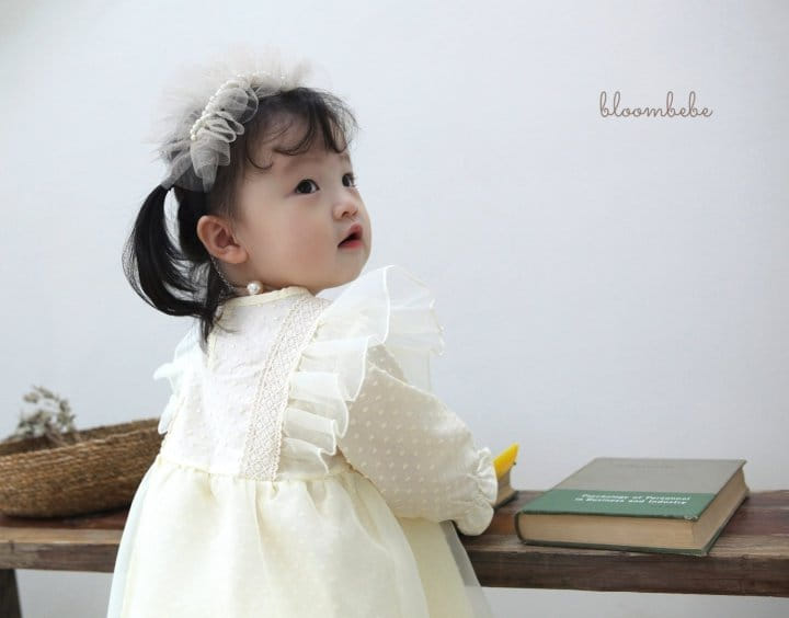 Bloombebe - Korean Baby Fashion - #babyfever - Snow Flower Organza - 4